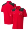 2023 New F1 T-shirt Formula 1 Red Team T-shirt Polo Shirts Driver 16 No. 55 Racing T-shirts Summer Men's Women's T Shirt