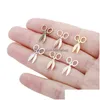 Charms Bk 1000Pcs Scissor Pendants Shear Connector For Diy Jewelry Handmade Making Accessorie 14X29Mm Drop Delivery 2 Dhtrp