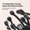 Massager Head Massager Octopus Claw Electric Head Cassager Scratcher Stress Relief Fatica Body Vibrazione Musica Bluetooth Bluetooth