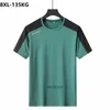 Camisetas masculinas Homens de verão gelo camiseta rápida seca letra de retalhos de manga curta PLATA TAMANHO 8XL Out Sports Work Tees Tops Elasticity