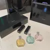 Подарочная коробка аромат набор 7,5 мл 3pcs perfume 1.2g фестивальные наборы для помады длительные наборы давней леди -парфюме