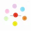 チャームカワイイ樹脂カボコン10pcs 10 12mm 3d Colorf Jelly Food Diy Jewelry Findess Clay Charm Material Hair Clip Bow Cent DHC3Z