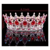 Kopfschmuck Luxus Brautkrone Strass Kristalle Königskronen Prinzessin Kristall Haarschmuck Geburtstagsfeier Tiaras Quin Dhi6W