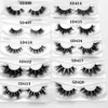 Eye Shadow Wholesale 30 pairs no box Mikiwi Eyelashes 3D Mink Lashes Handmade Dramatic 32 styles cruelty free mink lashes 230211