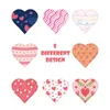 Geschenkwikkeling Valentijnsdag Stickers Hartvormige snoeptas Doos Decor