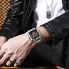 Relojes de pulsera Dulunwe hombres relojes mecánicos automático moda impermeable reloj luminoso hombre negocios relojes deportivos