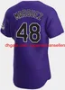 Benutzerdefinierte Baseball-Trikots 2022 19 Charlie Blackmon Jersey 11 Jose Iglesias 25 C.J. Cron 24 Ryan McMahon 48 German Marquez 23 Kris Br