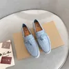 Italia Designer Loropiana Scarpe LP Lefu Scarpe da uomo e donne indossano scarpe più lento con scarpe in pelle in stile inglese di un piede doudou mary jane talloni spessi tacchi alti