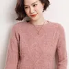 Women's Sweaters Tailor Sheep 2023 Autumn Winter Pure Cashmere Sweater O-Neck Women's High Quality Warm Female Loose Thicken Knitted