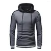 Herren Hoodies 2023 Herren Kapuzenpullover Frühlingsmode Slim Warm Outwear Winter Wit Hat Patchwork