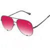 High key piloot zonnebrillen vrouwen mode quay merk ontwerp reizen zonnebril voor dames gradiënt lasies brillen vrouwelijk muje9159598