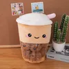 Stuffed Plush Animals A Bag Of 8pcs Boba Milk Tea Pudding Soft Plush Toy Cat Paw Wolfberry Milk Tea Hug Plush Creative Throw Pillow Cartoon Kids Gift 230211