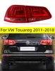 Lâmpada traseira de estilo de carro para Volkswagen Touareg Light Light 20 11-20 18 Design Sinal de lâmpada traseira Acessórios automotivos reversos