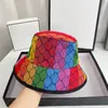 Multicolor Bucket Hat Fashioin Designer Baseball Cap Outdoor Street Summer Casquette Kvinnor Män monterade Caps Luxury Letter G Hats 222270