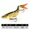 165mm 56g duro articulado glide isca de pesca flutuante 3d olhos afiados ganchos slide swimbait para piceus baixo arenque cauda macia 2201211f