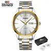 Нарученные часы Haiqin Механические часы Mens Mens Automatic Top Men Watches для стальных водонепроницаемых Reloj Hombres 2023