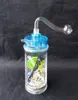 Acryl gedrukte alcohollamp Hookah Groothandel Glass Bongs Olie Burner Glass Water Pijpen Olie Rigs Rookvrij roken