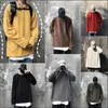 Etniska kläder 6Colors Solid Color Oversize Sweatshirts Men Korean Style Fashion Long Sleeve Loose T-shirt Japanese Harajuku Tee Tops