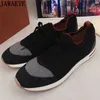Dress Shoes JAWAKYE Designer Knitted Sneakers Elastic Flat Loafers Casual Business For Men Light Weight Tracking Sneakr 230213