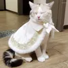 Costumi per gatti Barocco Mantello per animali domestici Vestiti per gatti Gattino per cani di piccola taglia Ragdoll Teddy Conis Cosplay Sphynx Costume Abiti senza peli