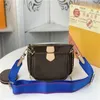 Projektant Multi Pochette Torby Luksusowe akcesoria Moda Kobiety Ramię 3 częściowy zestaw Crossbody Torebka 3 szt. Torebka Crossbody Tote Bag