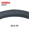 1pc KENDA pneu de vélo haute vitesse K1177 pneu en fil d'acier 24 26 pouces 24*1.95 26*1.95 Drainage antidérapant VTT pneus pièces 0213