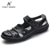 Fashion Women 2024 Leather Sandals Comfortable Beach Outdoor Shoes Ladies Casual Female Sneakers Large Size 68934