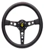 14Inch Italy Prototipo äkta läderdrift sport ratt silverblack8731017