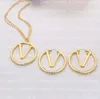18K Gold Plated High-quality Hoop Earrings Designer Earrings classic Forever necklace Fashion earrings for women and girls Wedding Mother's Day jewelry Women's Gift