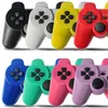 ワイヤレス Bluetooth ゲームコントローラダブルショックプレイステーション 3 PS3 ジョイスティックゲームパッドロゴと小売梱包ドロップシッピング