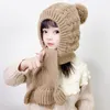 Berretti Autunno Inverno Cappello da bambino Bambini lavorato a maglia per ragazzi Bambini Scraf Set Ragazze carino lana calda Beanie Berretti Skullies Berretti