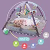 Rattles Mobiles Baby Fitness Frame Crawling Game Blanket Multifunctional Mat Fence Crawling Mat Infant Rug Kids Activity Mat Gym Educational Toy 230211