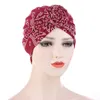 Czapki czapki/czaszki czaszki afrykańskie turbany kobiety auto gele stacked stick flower 2023 Bazin Riche Dashiki Headtie Headwrap