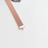 Braccialetti in maglia stile cinturino in oro rosa per Pandora Gioielli da sposa in vero argento sterling per le donne Bracciale con ciondoli regalo fidanzata con scatola originale