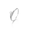 Cluster ringen dames zilveren licht luxe gemalen zirkoon temperament ster open ring mode hipster street style sieraden r583