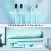 Toothbrush Seago Sonic Electric Toothbrush 5 Modes Waterproof Fasth Head Adult Brush USB Charging Couple Gift Unique Colorful Design 230211