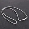 Chains Classic Box Link Chain Necklaces For Women Stainless Steel Gold Silver Color Long Men's Charm Neckalces Choker Hip Hop Jewelry