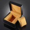 Watch Boxes Cases Black Leather Watch Display Box Jewelry Storage Organizer Case Decoration Gift Man Watch Container Box Wholesale Tag 230211