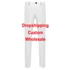 Herrbyxor herr 3D -tryck kostymer avslappnad platt anpassningsbar midja byxor män fest bröllop prom pantalon homme dropshipping y2302