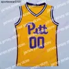 2022 Pittsburgh Panthers Basketball Jersey NCAA College John Hugley William Jeffress Jr. Femi Odukale Jamarius Burton Nate Santos Daniel