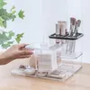 Badkameropslag organisatie cosmetische doos transparante make -up organisator en lipstick sieraden nagellak display make -up borstelhouder cadeau