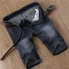 Men's Shorts Casual Summer Thin Black Denim For One's Morality Big Yards Pants Trousers Breeches Jeans Tide