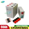 4PCS 3,2 V 100AH ​​LifePo4 Bateria 12 V 200ah litowo -żelazo komórka fosforanowa Batteria Nowy plastik 400AH dla solarnego pakietu RV do 24 V