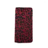 Wallets M267 Women Wallet Fashion Short Plush Leopard Print Zipper Long Girl Gift Wholesale