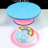 Table Mats 12Inch Silicone Round Baking Cake Dough Mat Placemat TableMat Pastry Pad Tablecloth Kitchen Tools Supplies