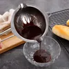 Skålar rostfritt stål vaxsmältkruka med långt handtag multifunktion diy doftljus tvål choklad smörverktyg kök