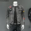 Men's Jackets Seasons Badge Label Denim Jacket Available