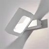 Vägglampa LED -ljus inomhus modern uppåt gjord av aluminium för vardagsrum sovrum trappa hall