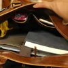 Moda couro do plutônio maleta para homem sólido banco ol bolsa de ombro dos homens trabalho sacos para portátil verão couro maleta masculina cros182l