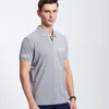 Mens Polos Polo Shirt Men Summer Uniforms For Work Custom Printed Po Business Staff Company Uniform